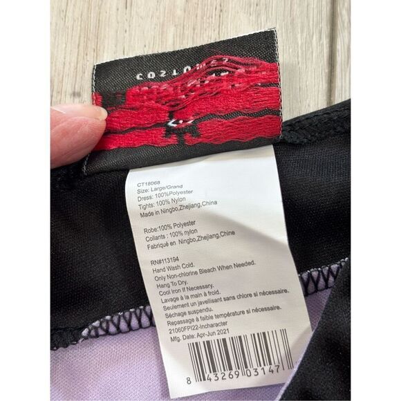 Incharacter Dead Dolly Creepy Ceramic Doll Tweens Girls Halloween Costume Size L - Picture 11 of 12